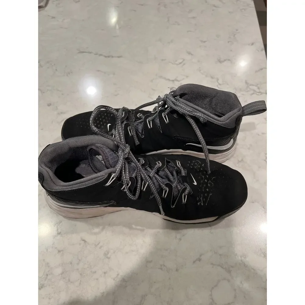 Nike Men's Huarache Lacrosse Lace Up Basketball‎ Sports Sneakers Size 11.5 Blue
